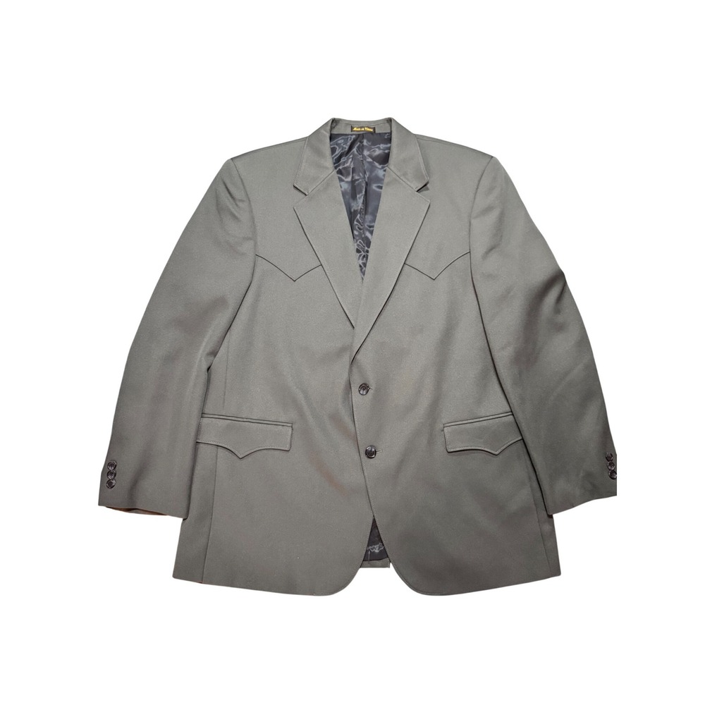 Circle S Men's 48L Dark Green Western Sport Coat Blazer Jacket Big & Tall Cowboy